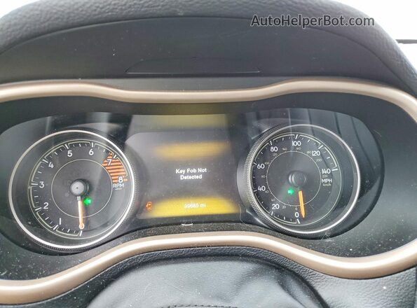 1C4PJMDS2HW557094 2017 JEEP CHEROKEE Черный Вид щитка приборов