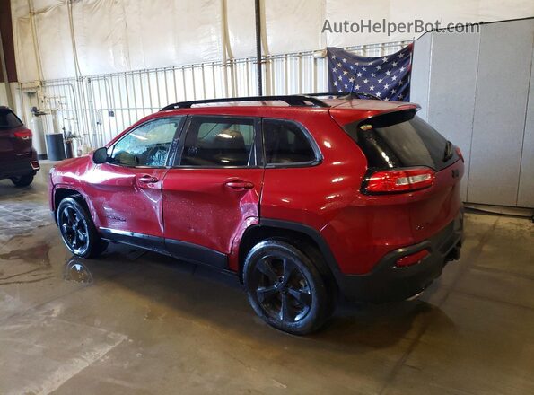 1C4PJMDS3HW567472 2017 JEEP CHEROKEE Темно-бордовый Задняя левая четверть