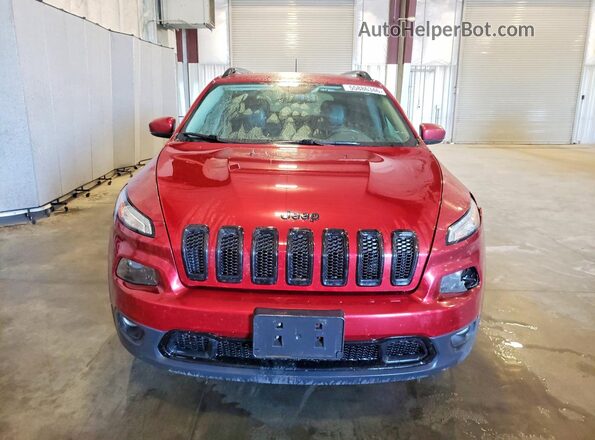 1C4PJMDS3HW567472 2017 JEEP CHEROKEE Темно-бордовый Вид спереди