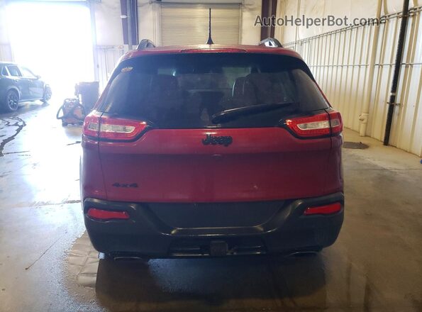 1C4PJMDS3HW567472 2017 JEEP CHEROKEE Темно-бордовый Вид сзади