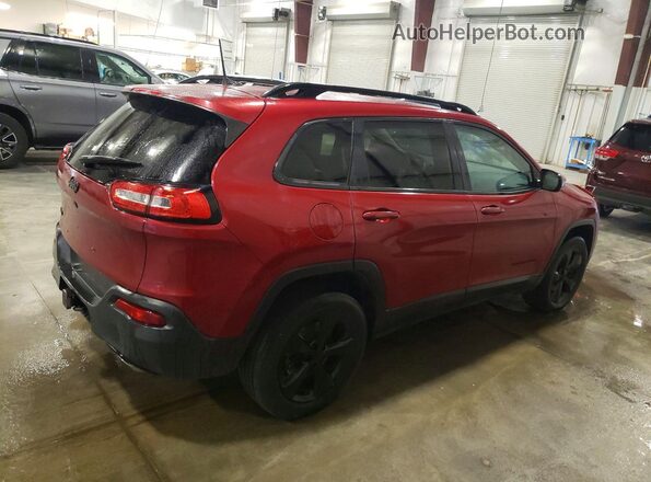 1C4PJMDS3HW567472 2017 JEEP CHEROKEE Темно-бордовый Задняя правая четверть