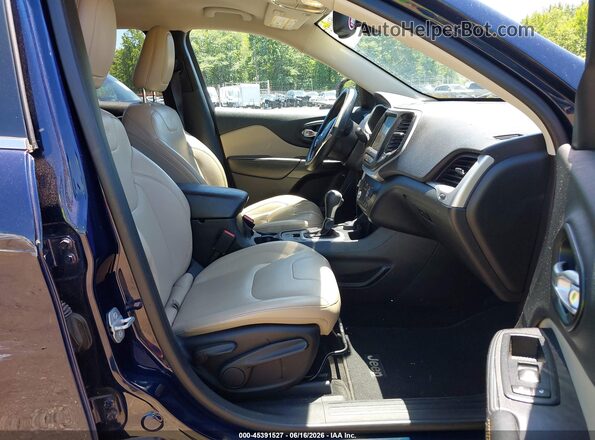 1C4PJMDS4GW172456 2016 JEEP CHEROKEE Dark Blue Widok wnętrza z przodu