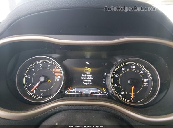 1C4PJMDS5GW123654 2016 JEEP CHEROKEE Black Vista de los asientos traseros