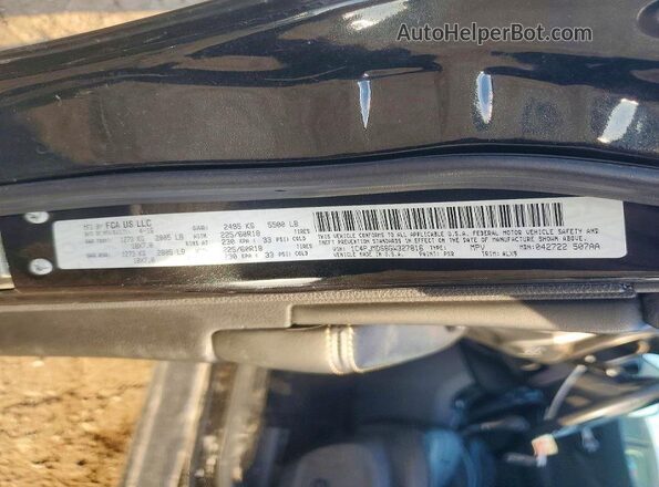1C4PJMDS6GW327816 2016 JEEP CHEROKEE Black VIN կոդի պիտակի տեսք