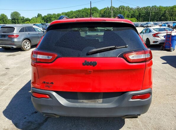 1C4PJMDS6HW587778 2017 JEEP CHEROKEE Red უკანა ხედი