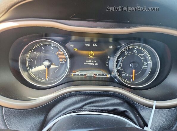 1C4PJMDS8GW148208 2016 JEEP CHEROKEE Black ხელსაწყოთა პანელის ხედი