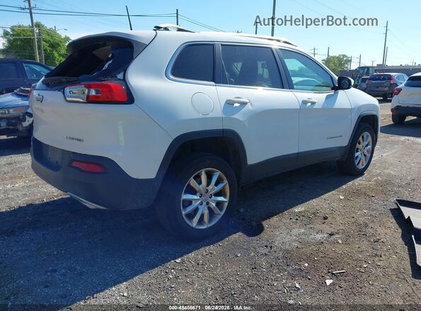 1C4PJMDS8GW272172 2016 JEEP CHEROKEE White Задня права чверть