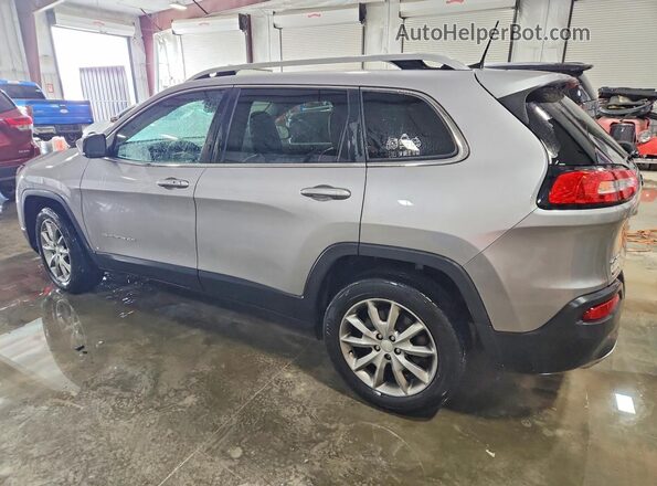 1C4PJMDS8HD223700 2017 JEEP CHEROKEE Серебряный Задняя левая четверть