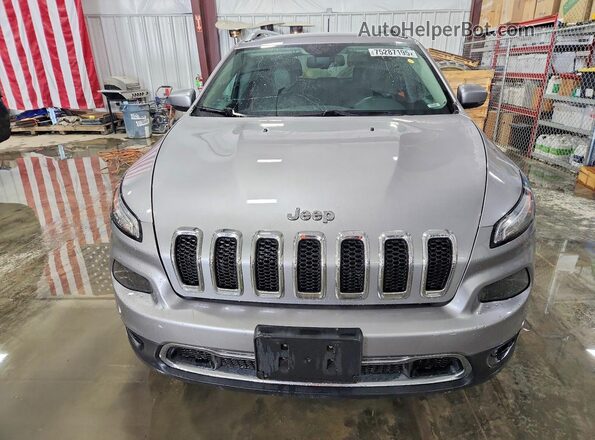 1C4PJMDS8HD223700 2017 JEEP CHEROKEE Серебряный Вид спереди