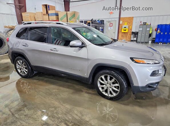 1C4PJMDS8HD223700 2017 JEEP CHEROKEE Серебряный Передняя правая четверть