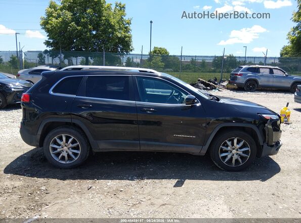 1C4PJMDS8HD227939 2017 JEEP CHEROKEE Black Widok wnętrza z tyłu