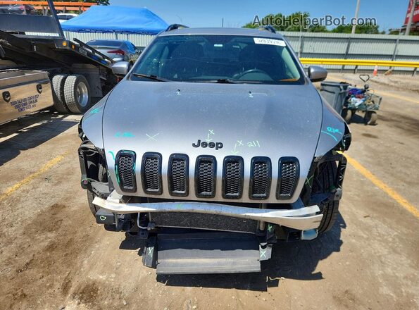 1C4PJMDS8HW600367 2017 JEEP CHEROKEE Silver Դիմացի տեսք