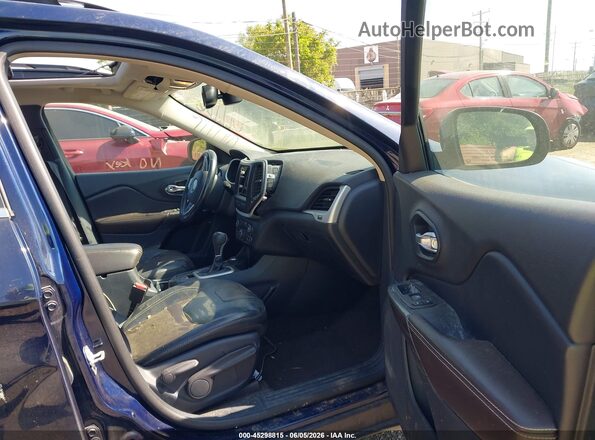 1C4PJMDS9GW202941 2016 JEEP CHEROKEE Blue Widok wnętrza z przodu