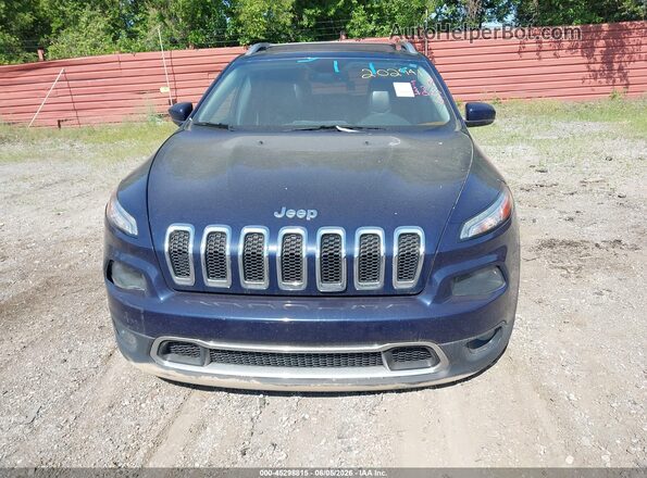 1C4PJMDS9GW202941 2016 JEEP CHEROKEE Blue Widok deski rozdzielczej