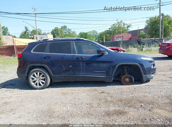 1C4PJMDS9GW202941 2016 JEEP CHEROKEE Blue Widok zestawu wskaźników