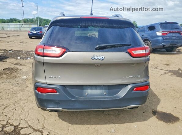 1C4PJMDS9GW256059 2016 JEEP CHEROKEE Gold Vista trasera