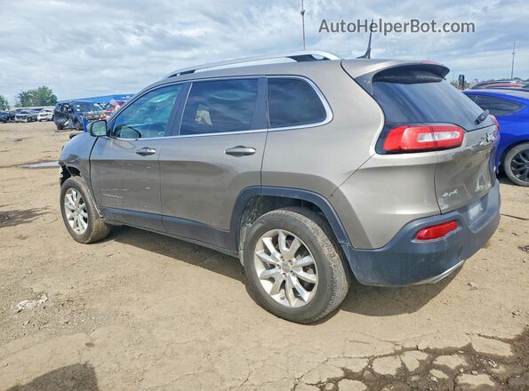 1C4PJMDS9GW256059 2016 JEEP CHEROKEE Gold Trasero izquierdo