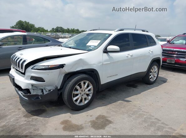 1C4PJMDS9GW345999 2016 JEEP CHEROKEE Белый Передняя левая четверть
