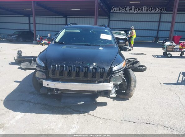 1C4PJMDS9HW587919 2017 JEEP CHEROKEE Black Rear interior view