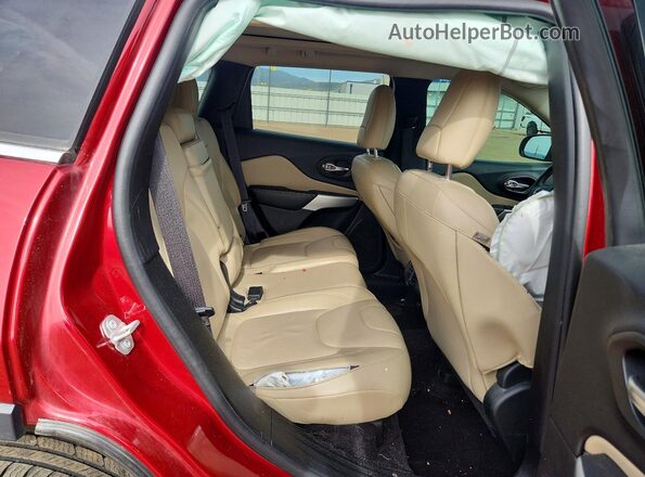 1C4PJMDS9HW647469 2017 JEEP CHEROKEE Red Vista de los asientos traseros