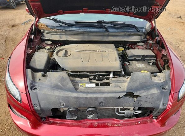 1C4PJMDS9HW647469 2017 JEEP CHEROKEE Red Vista interior trasera
