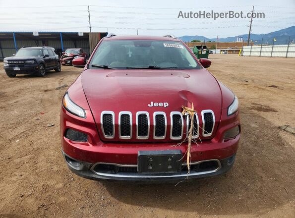 1C4PJMDS9HW647469 2017 JEEP CHEROKEE Red Vista frontal
