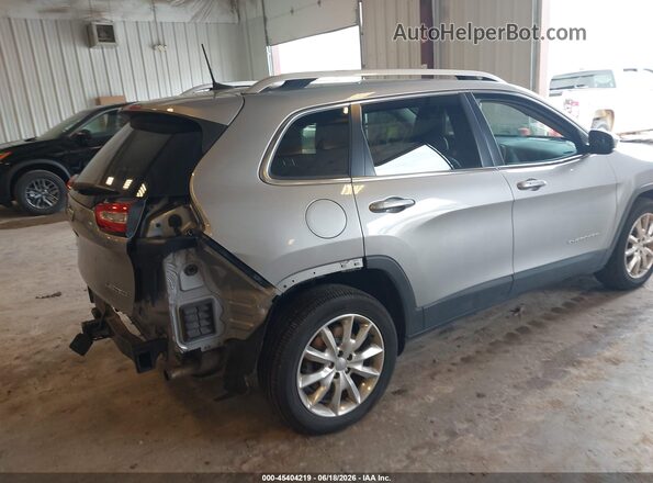 1C4PJMDSXGW254465 2016 JEEP CHEROKEE Silver Trasero derecho