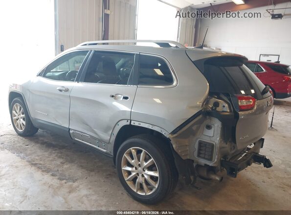 1C4PJMDSXGW254465 2016 JEEP CHEROKEE Silver Trasero izquierdo