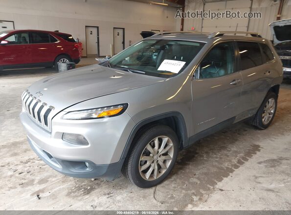 1C4PJMDSXGW254465 2016 JEEP CHEROKEE Silver Vista tres cuartos delantera izquierda