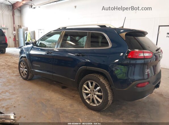 1C4PJMDX0JD517738 2018 JEEP CHEROKEE Blue Задня ліва чверть