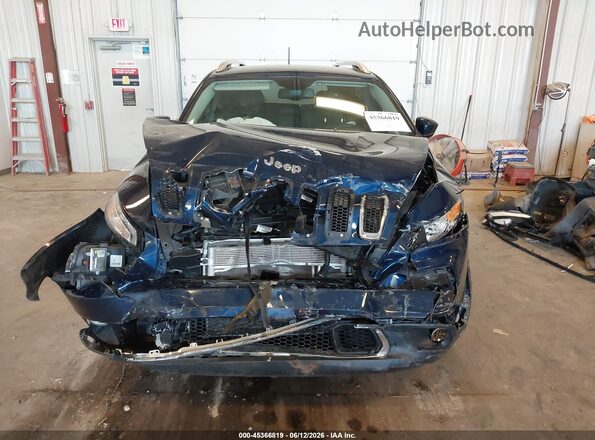 1C4PJMDX0JD517738 2018 JEEP CHEROKEE Blue Вид щитка приладів