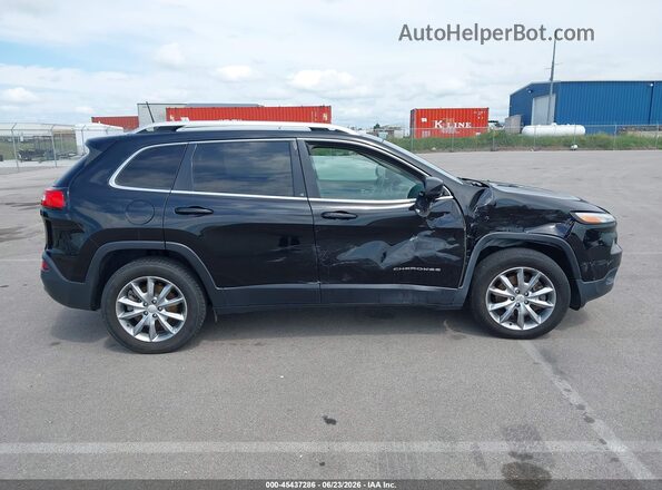1C4PJMDX0JD599342 2018 JEEP CHEROKEE Black Սալոնի հետևի տեսք