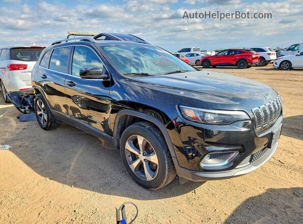 1C4PJMDX0KD282291 2019 JEEP CHEROKEE Черный Передняя правая четверть