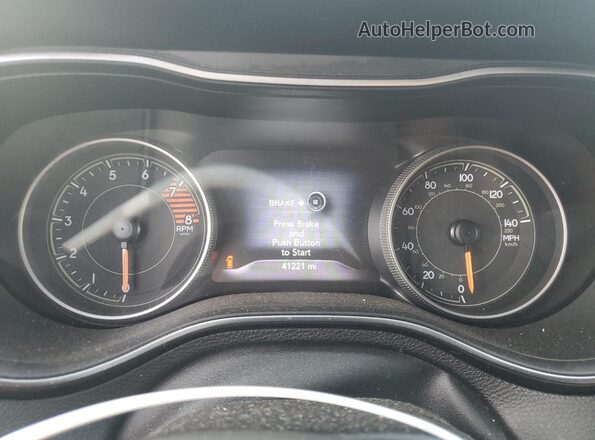 1C4PJMDX0LD617941 2020 JEEP CHEROKEE Gray Instrument cluster view