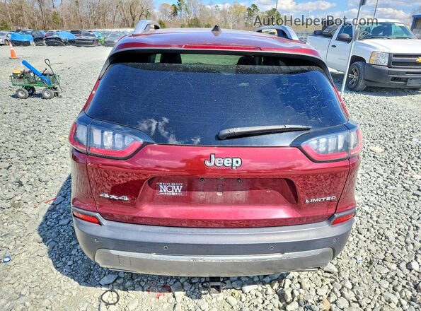 1C4PJMDX1KD440119 2019 JEEP CHEROKEE Burgundy Вид ззаду