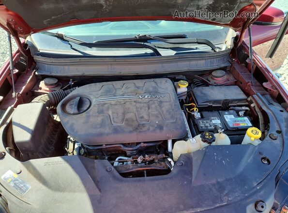 1C4PJMDX1KD440119 2019 JEEP CHEROKEE Burgundy Вид підкапотного простору
