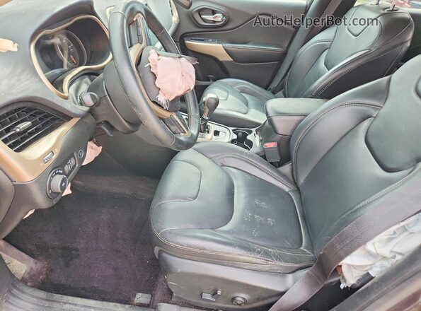 1C4PJMDX2JD571588 2018 JEEP CHEROKEE Charcoal Widok wnętrza z przodu