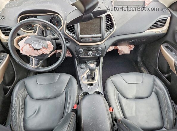 1C4PJMDX2JD571588 2018 JEEP CHEROKEE Charcoal Widok deski rozdzielczej
