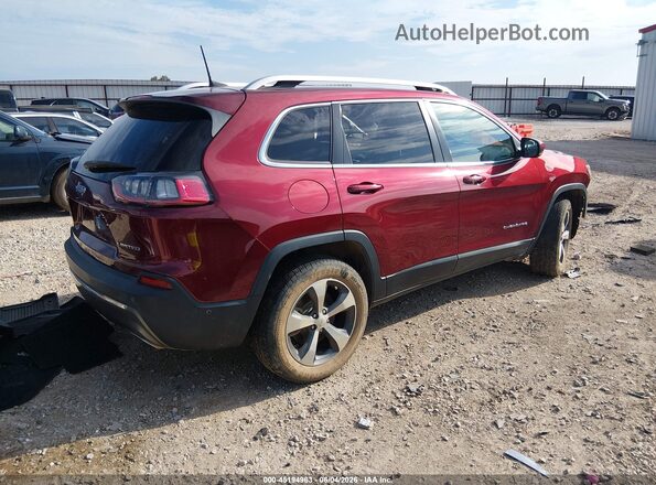 1C4PJMDX2KD157891 2019 JEEP CHEROKEE Red Հետևի աջ