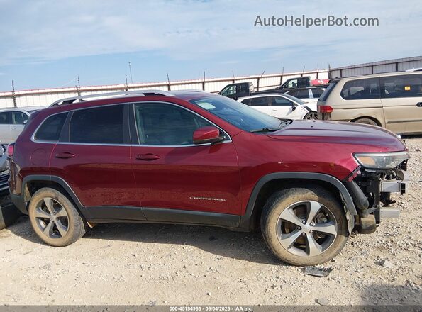 1C4PJMDX2KD157891 2019 JEEP CHEROKEE Red Սալոնի հետևի տեսք