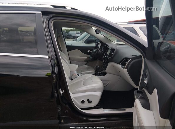 1C4PJMDX2KD336108 2019 JEEP CHEROKEE Black Вид салону спереду
