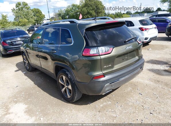 1C4PJMDX2KD442476 2019 JEEP CHEROKEE Зеленый Задняя левая четверть