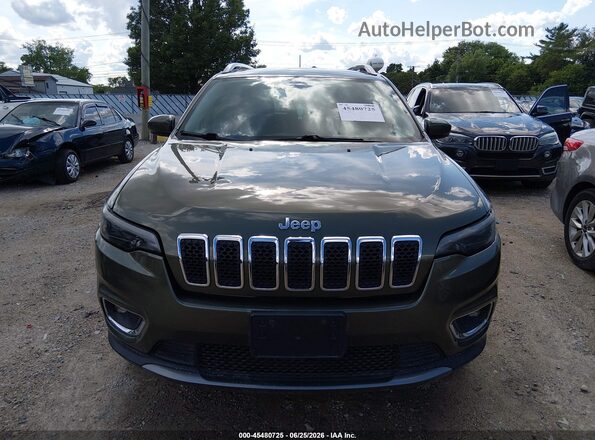 1C4PJMDX2KD442476 2019 JEEP CHEROKEE Зеленый Вид щитка приборов