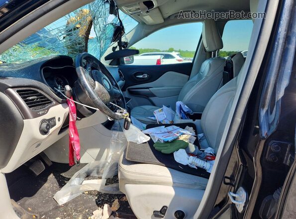1C4PJMDX2LD616614 2020 JEEP CHEROKEE Black Vista interior delantera