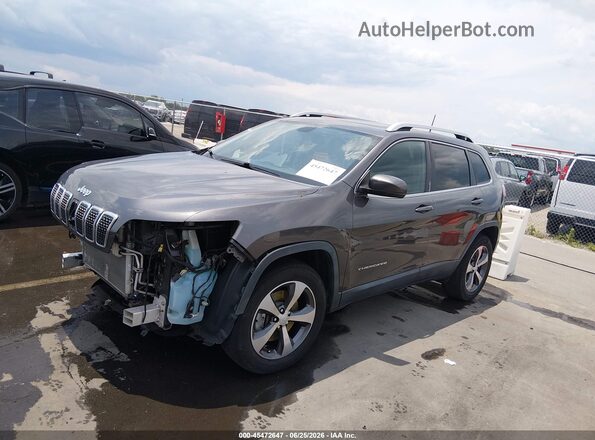 1C4PJMDX3KD259801 2019 JEEP CHEROKEE Серый Передняя левая четверть