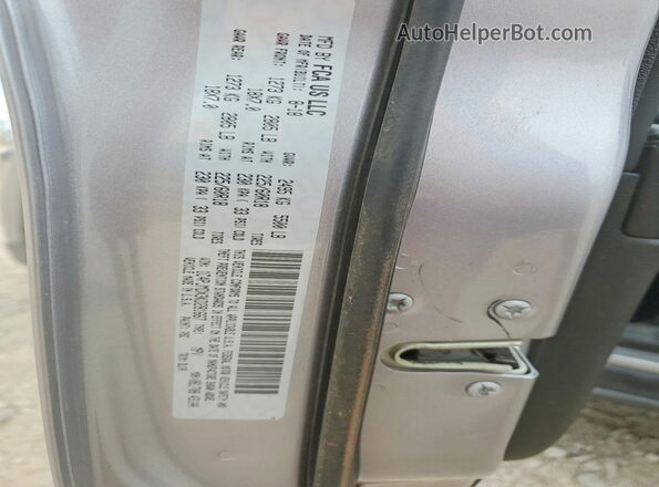 1C4PJMDX3KD281667 2019 JEEP CHEROKEE Silver VIN կոդի պիտակի տեսք