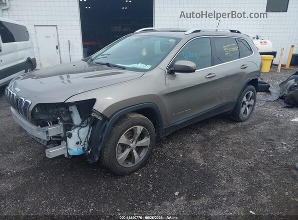 1C4PJMDX3MD151925 2021 JEEP CHEROKEE Silver Vista tres cuartos delantera izquierda