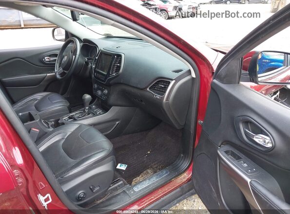 1C4PJMDX4KD252436 2019 JEEP CHEROKEE Красный Вид салона спереди