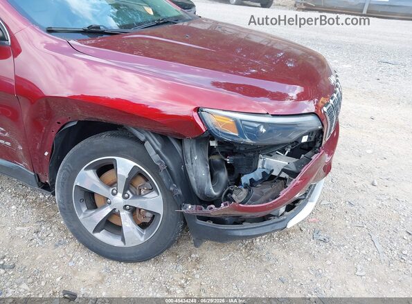 1C4PJMDX4KD252436 2019 JEEP CHEROKEE Красный Вид спереди
