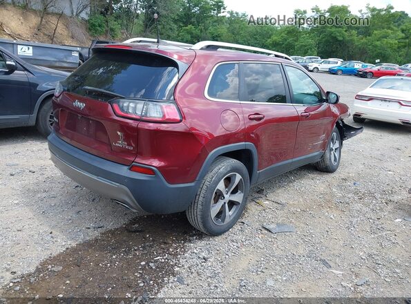 1C4PJMDX4KD252436 2019 JEEP CHEROKEE Красный Задняя правая четверть